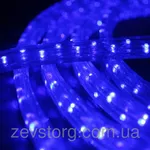 Светодиодный дюралайт LED 10м с контроллером синий