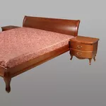 Деревянная кровать двуспальная