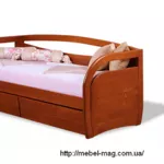 Кровать деревянная Бавария с ящиками