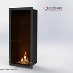 Вбудований біокамін «Очаг 1000 MS-арт.009» Gloss Fire 