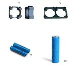 Акумулятори для power bank,  ліхтарів,  електроніки 18650/21700