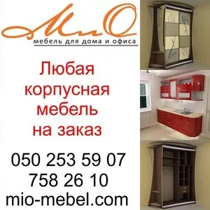 Корпусная мебель на заказ на mio-mebel.com 