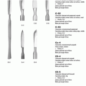 Со-4 Скальпель остроконечн средний