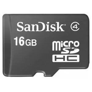Карта памяти Sandisk microSDHC Card 16GB Class 4