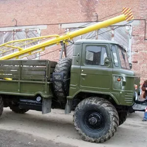 Ямобур БМ-302 на шасси ГАЗ-66  