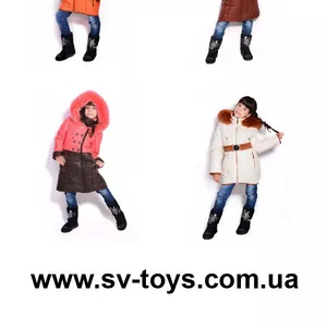 Зимняя одежда для девочек в интернет-магазине детской одежды в Харьков