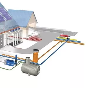 Все для отопления,  водоснабжения и водоотведения.