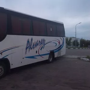 Автобусные перевозки по Украине 55 мест