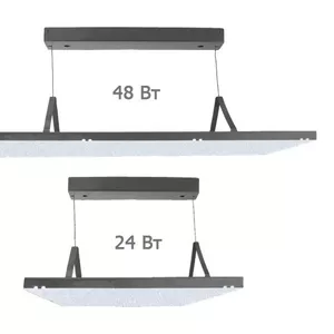 Подвесные светодиодные светильники 24 и 48 Вт