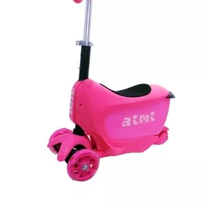 Самокат Scooter Aimi 3в1 розовый