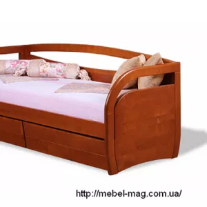 Кровать деревянная Бавария с ящиками