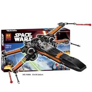 Конструктор для мальчика и папы X-Wing истребитель Поу. LEGO Star Wars