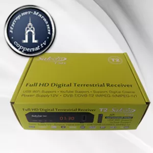 Цифровой эфирный тюнер Satcom T501 T2 Full HD (2 USB,  Б/П 12-V)
