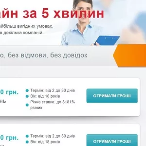 Швидкі онлайн позики в Україні отримайте гроші за 15 хвилин