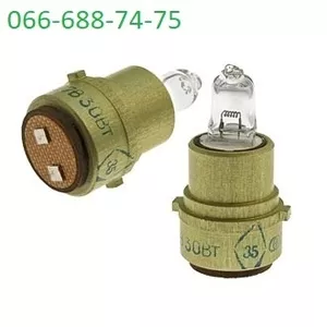 Лампа КГМ-27-30-1,  27В 30Вт,  27V 30W,  КГМ 27-30