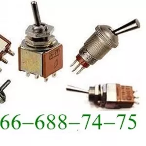 Куплю переключатели,  тумблеры,  кнопки,  микропереключатели,  выключатели