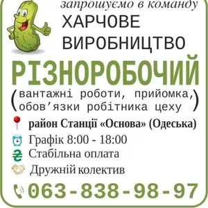 Різноробочий на харчове виробництво