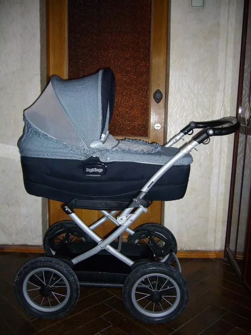 Продам коляску Peg Perego Culla цвет Zafirro (синяя) 2010 года  3