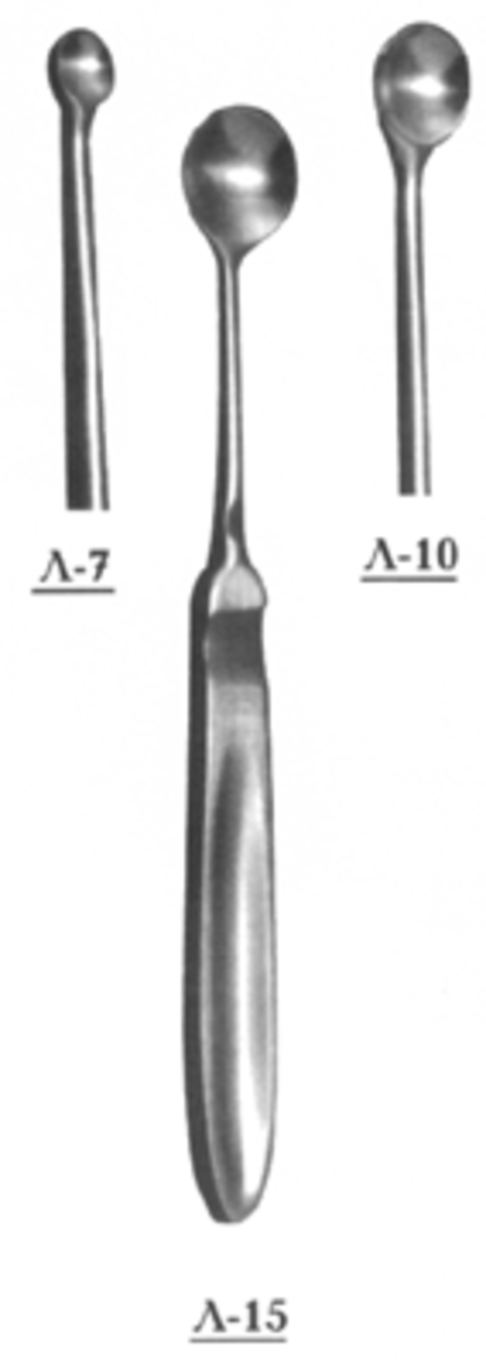 Л-5 Ложка костная двухсторонняя острая   2