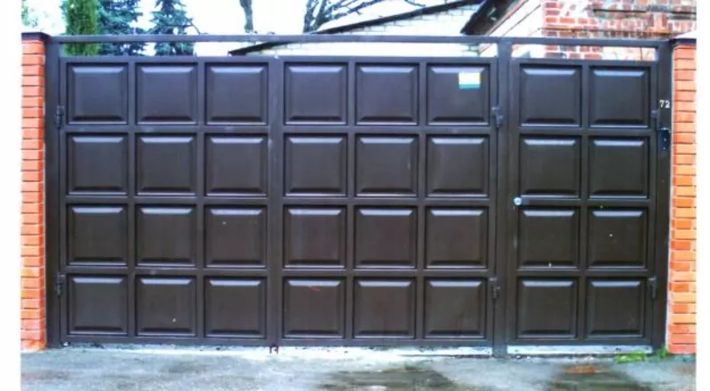 ворота; бронированные двери; металлические заборы; ограды; решетки;  3