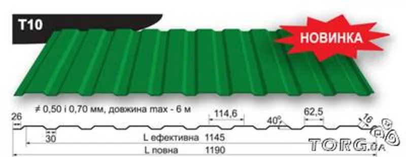 Металлочерепица,  профнастил 