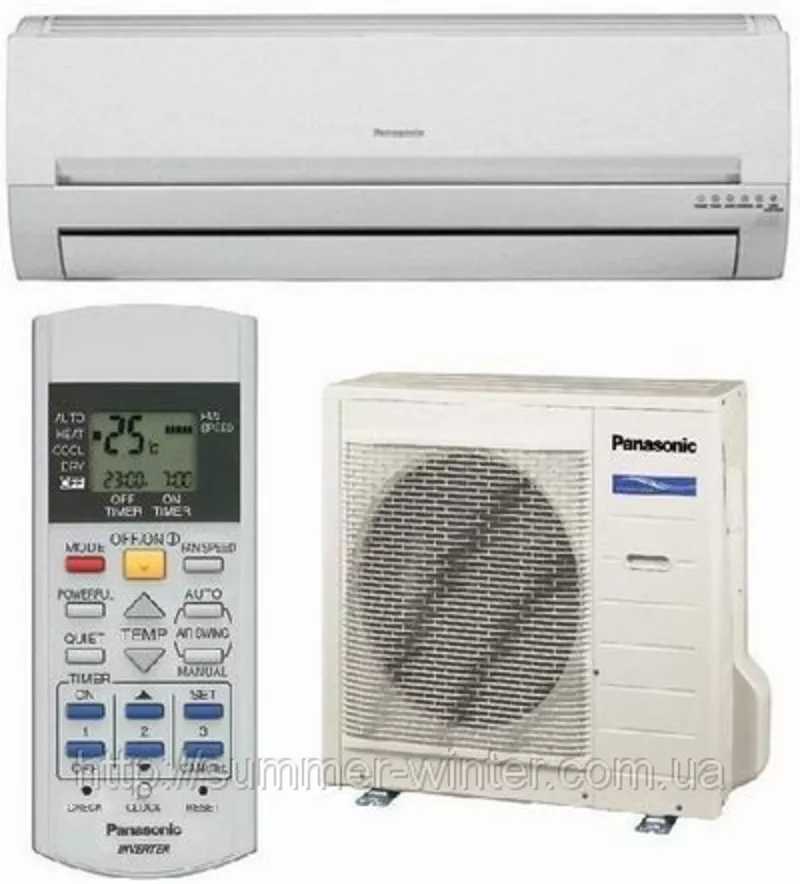 Кондиционеры Panasonic Deluxe Inverter,  R410A  800s 6390грн