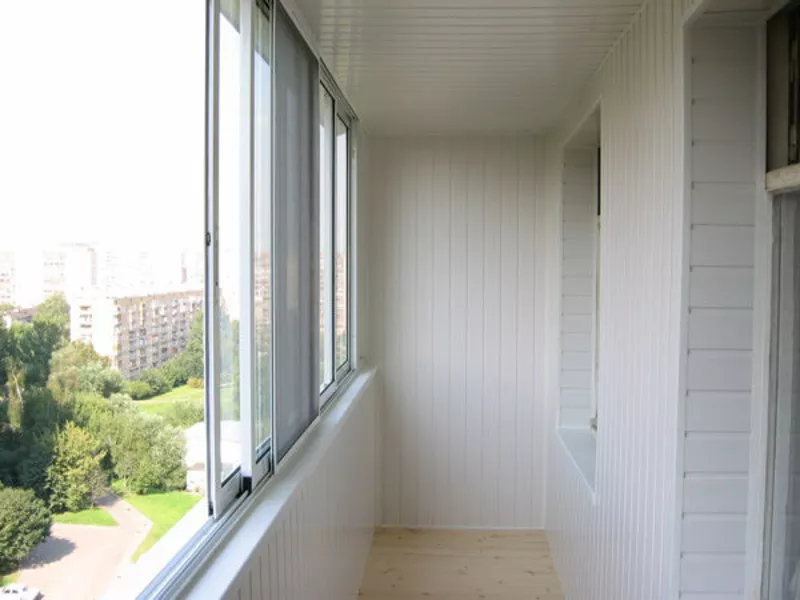 Балконы под ключ: металлокаркас,  расширение,  остекление,  наружная отделка,  внутренняя отделка. 10