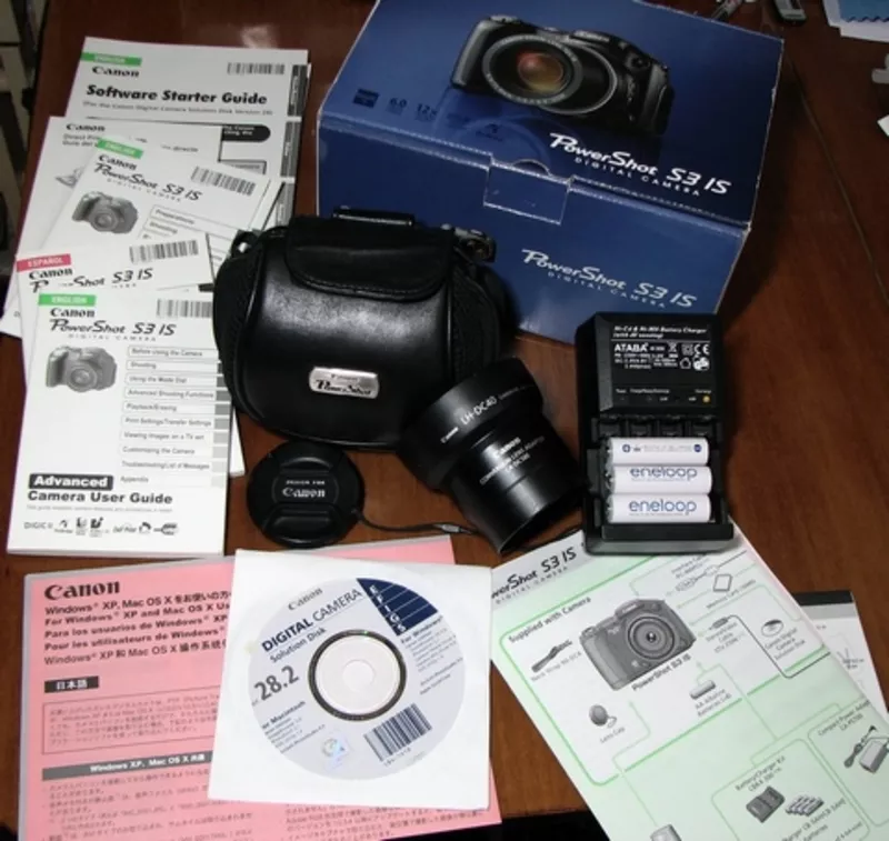Продам цифровой фотоаппарат Canon S3 IS Power Shot. Сделан в Японии.  4