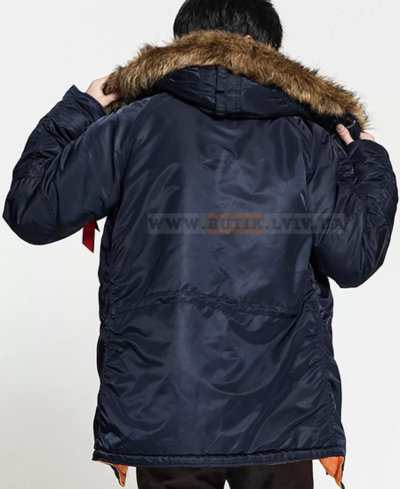 Настоящая куртка аляска Slim Fit N-3B Parka Alpha Industries,  США 4