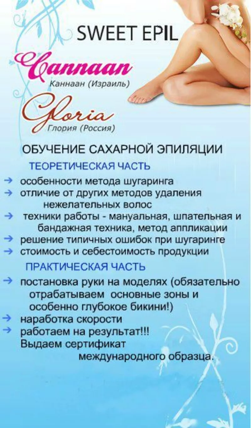 Обучение шугарингу (современная SPA эпиляция)