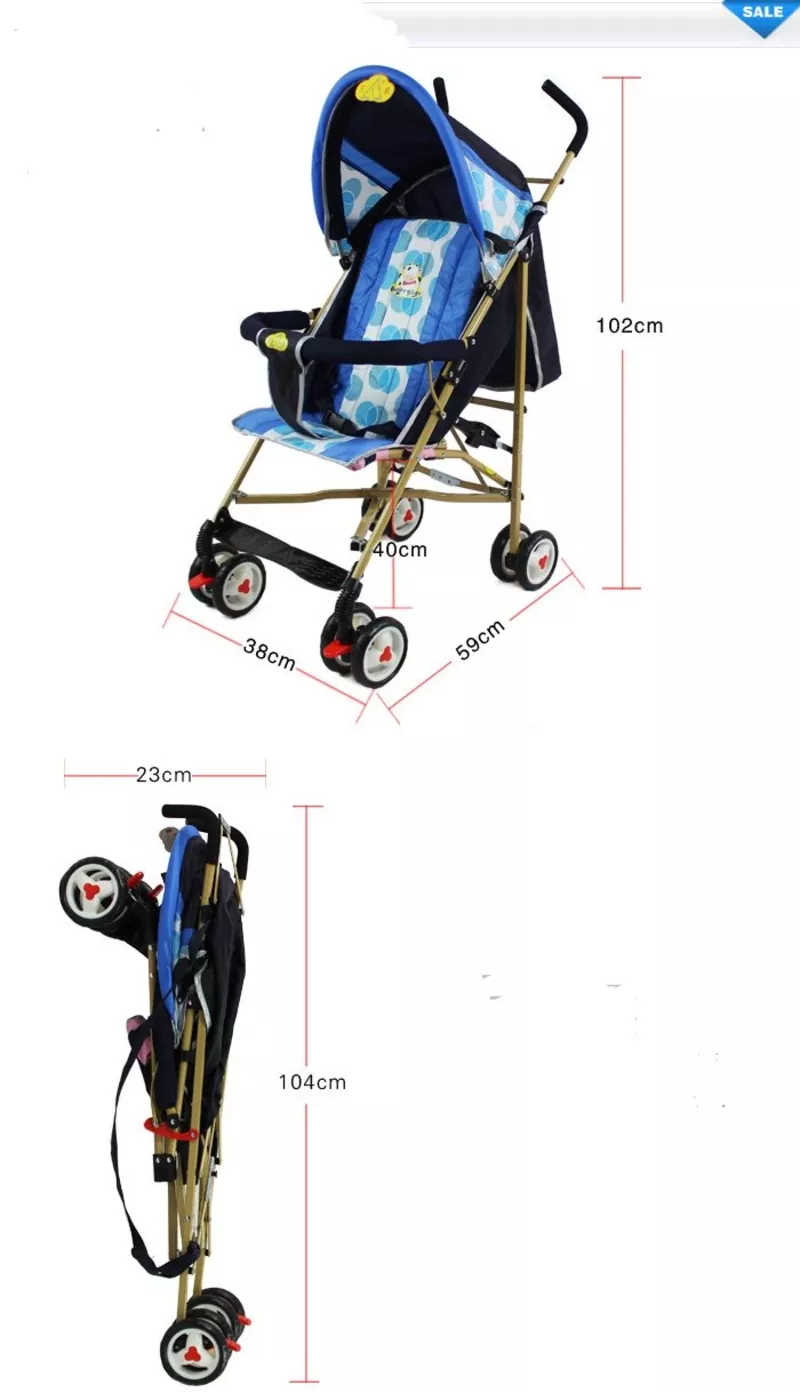 Детская коляска трость (новая) Sanle SL-101 легкая,  5кг. (топ продаж) 2