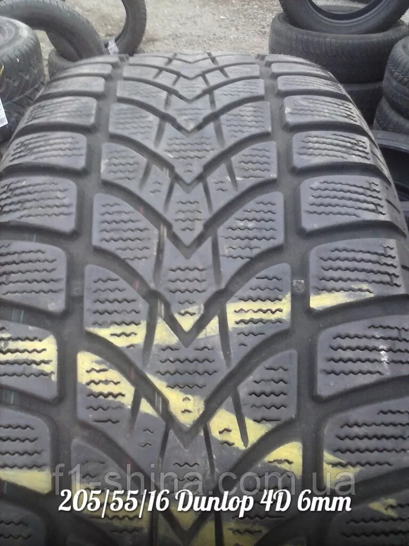 Шины Б/У зимние 205/55/16 Dunlop 4D 