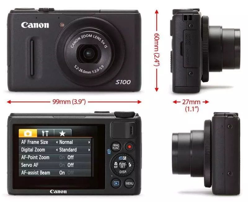 Продам  фотоаппарат премиум-класса Canon PowerShot S100 в идеале. 4
