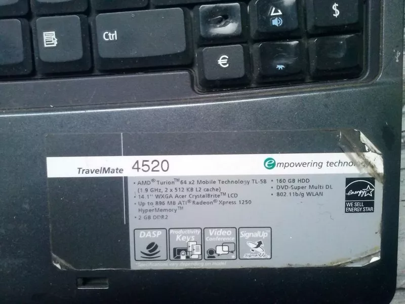 Игровой ноутбук Acer TravelMate 4520 4