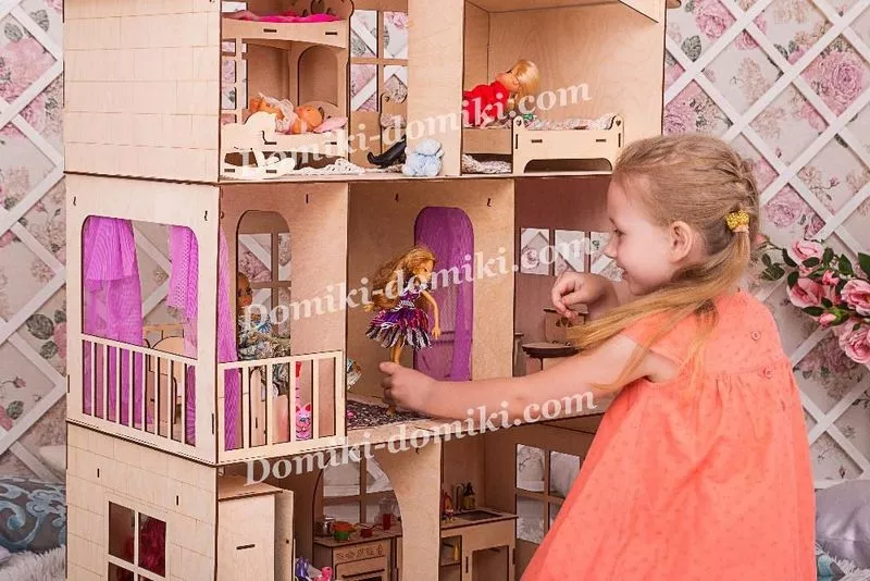 Кукольный домик для Барби! Мебель в подарок!