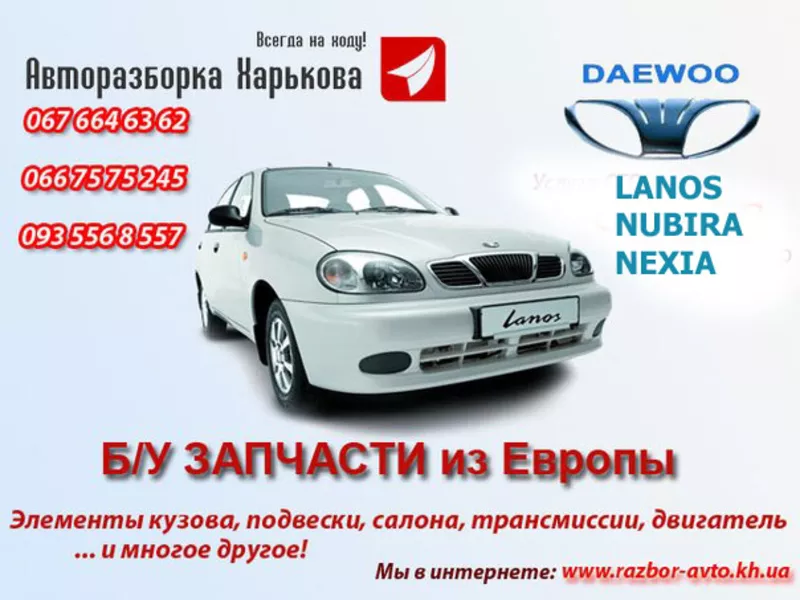 Разборка ДЭУ/Daewoo Lanos/Ланос.