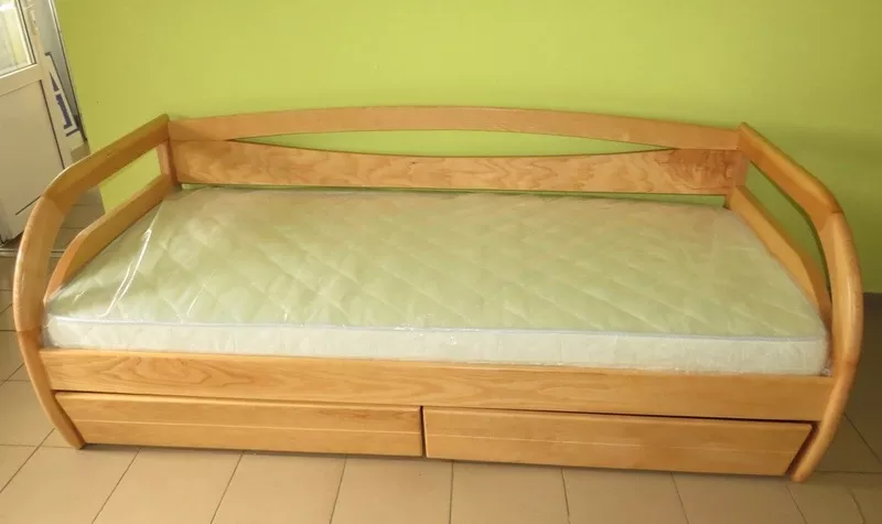 Кровать деревянная Бавария с ящиками 7
