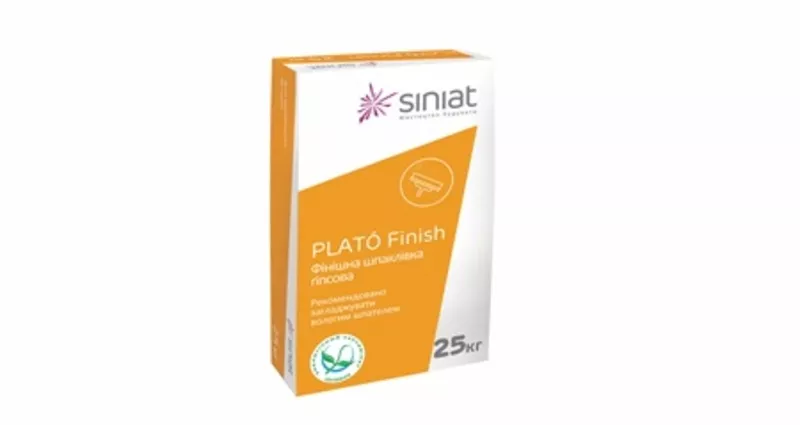 Шпаклевка гипсовая финишная PLATO Finish 25кг