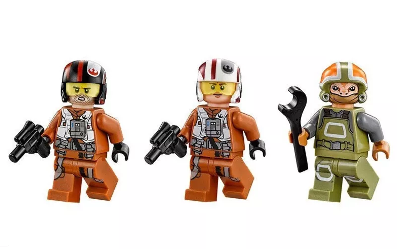 Конструктор для мальчика и папы X-Wing истребитель Поу. LEGO Star Wars 3
