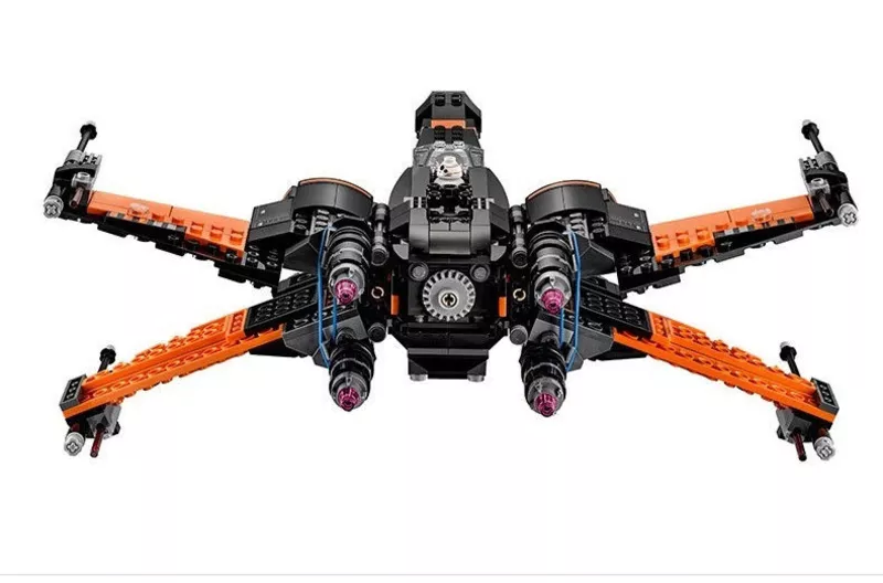 Конструктор для мальчика и папы X-Wing истребитель Поу. LEGO Star Wars 4