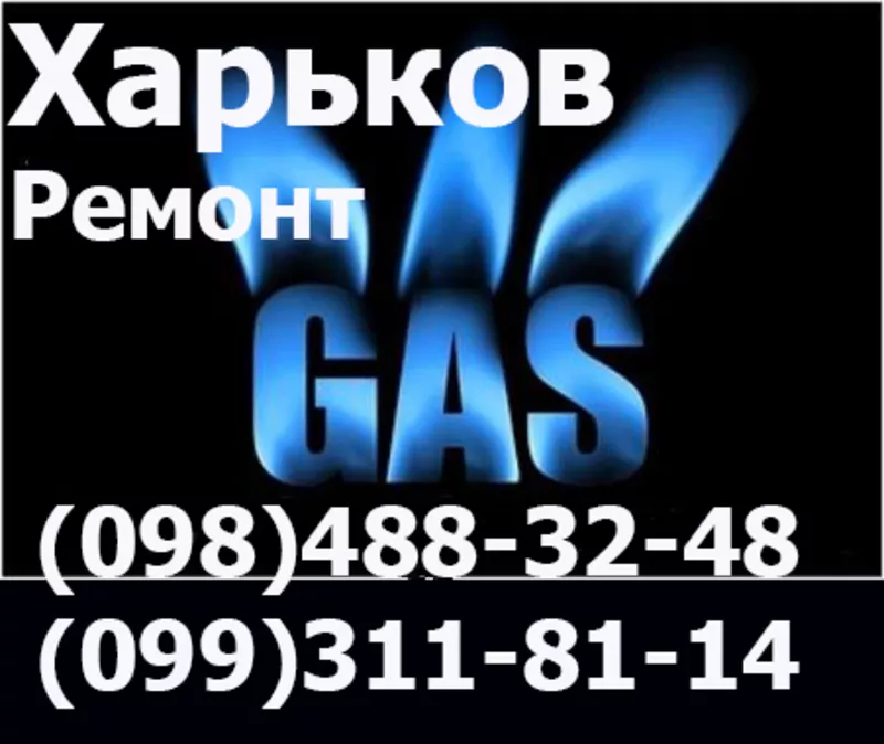 Ремонт газовых плит, колонок и котлов,  двух контурных,  турбированных на