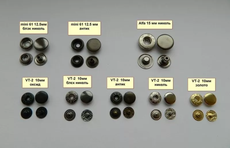 Швейная фурнитура из металла и пластика и товары для шитья оптом 3