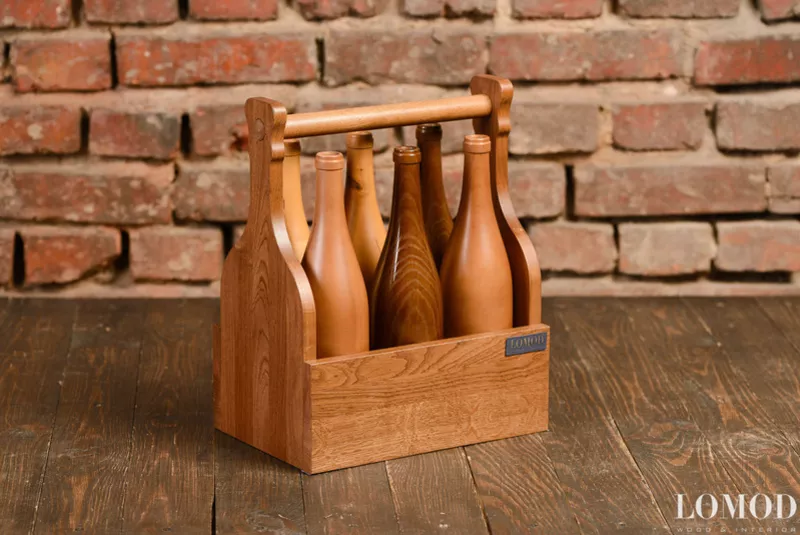 Ящик-переноска для вина Barbera,  артикул WA 12,  размер 30*20*37 см 2