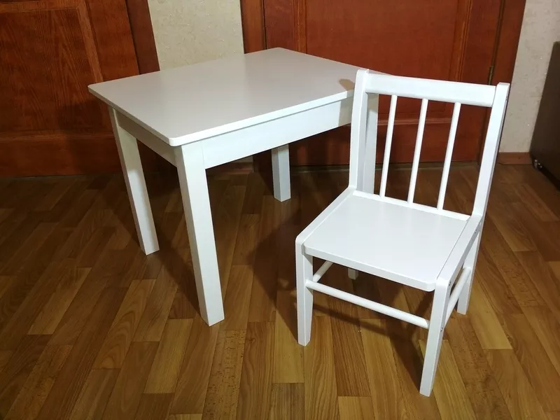 Детский стол и стул в стиле прованс 2
