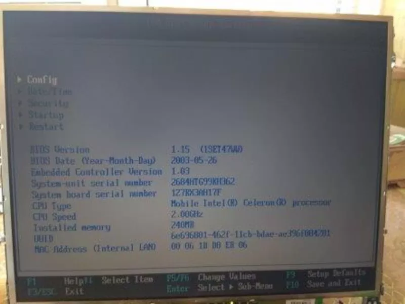 Продам материнскую плату для IBM ThinkPad R40e 3