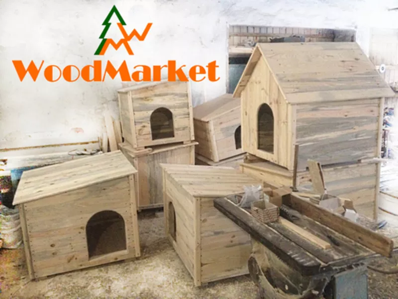 Будка для собаки от производителя,  - WoodMarket 4