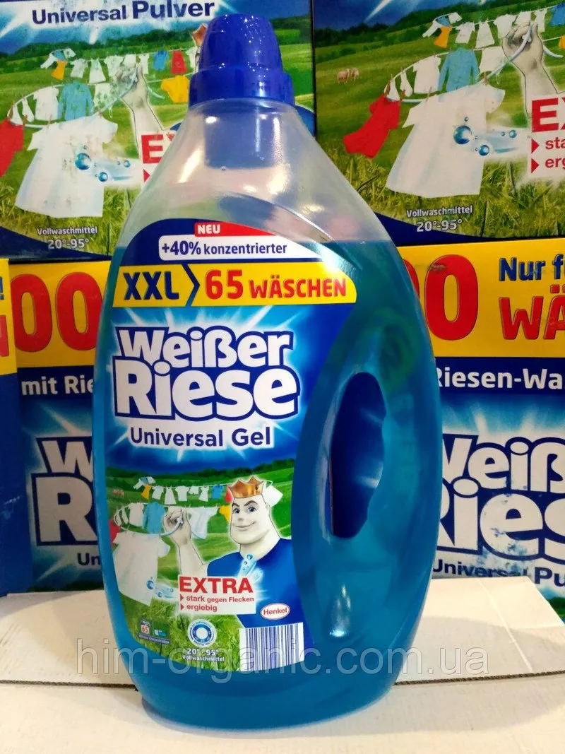 Weiber Riese гель для стирки 7, 3 литра 100 стирок  3