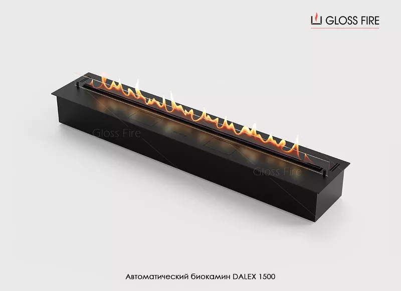 Автоматичний біокамін Dalex 1500 Gloss Fire 3
