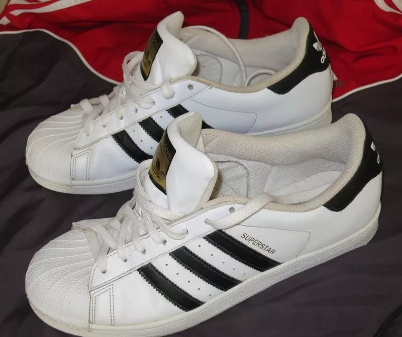 Продам легендарные кроссовки ADIDAS SUPERSTAR оригинальные 100 %, 42-43 2