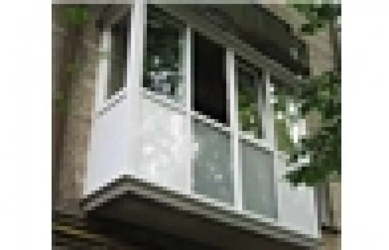 Балконные рамы,  окна из профиля REHAU.  2